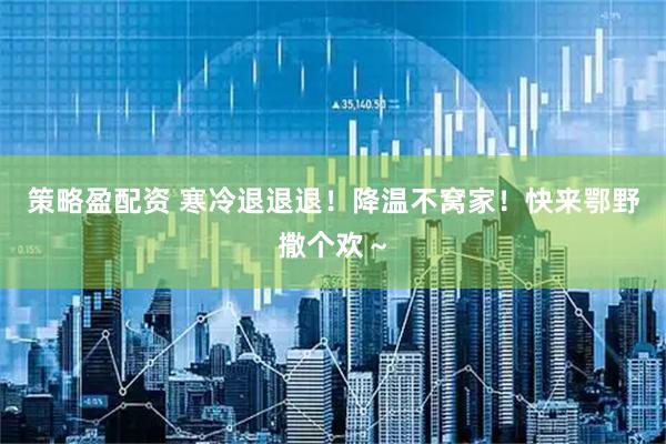 策略盈配资 寒冷退退退！降温不窝家！快来鄂野撒个欢～